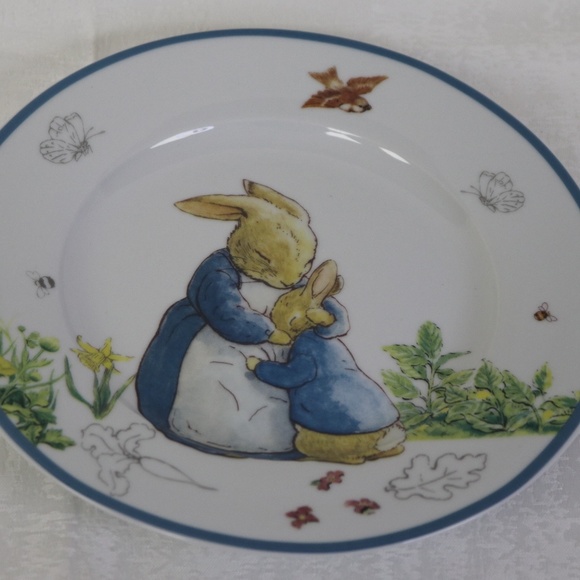 BEATRIX POTTER PETER BUNNY RABBIT EASTER SALAD DESSERT PLATES - S/4 - NEW - Picture 3 of 3